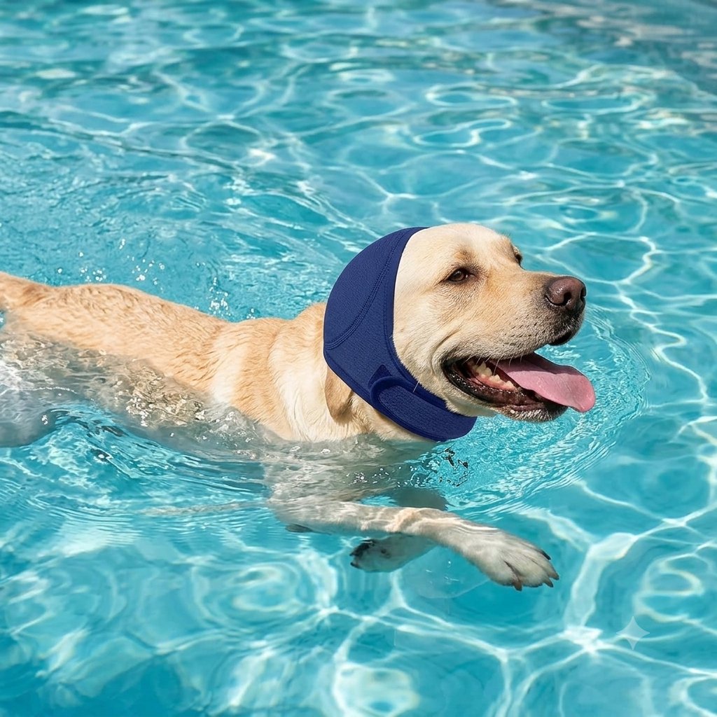 verlui; Gorro de Baño y Antiruido para Perros