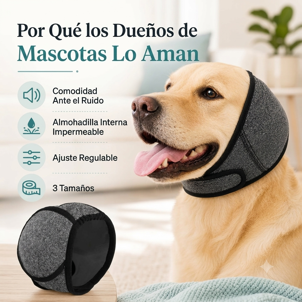 verlui; Gorro de Baño y Antiruido para Perros
