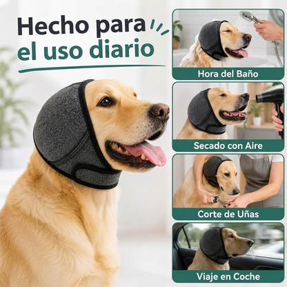 verlui; Gorro de Baño y Antiruido para Perros